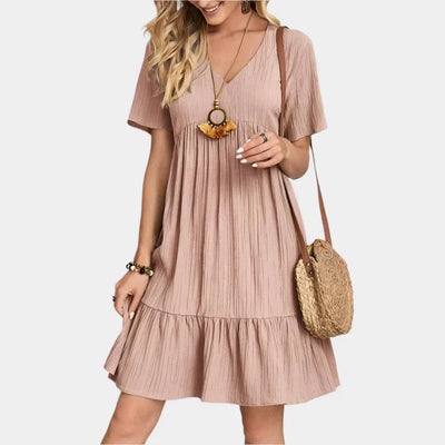 Elegáns Mini Ruha Csíkokkal