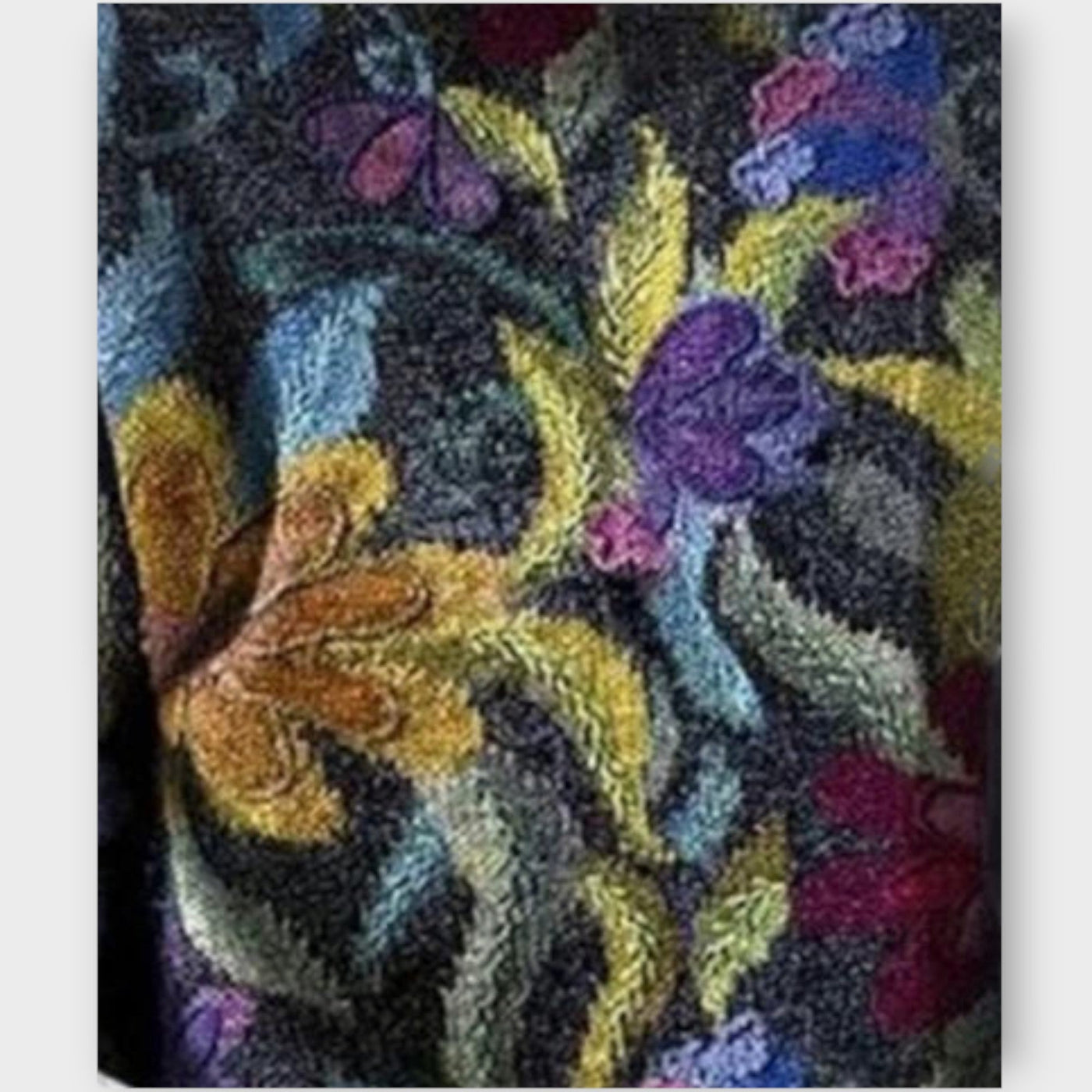 Elegáns Mintás Pulóver Művészi Részletekkel