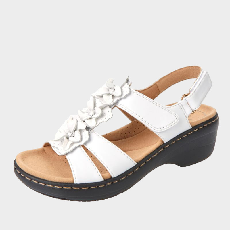 Ortopéd Virágos Szandál