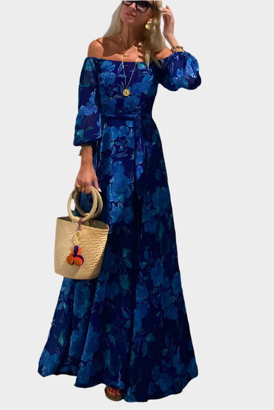 Lezser, váll nélküli hosszú ruha