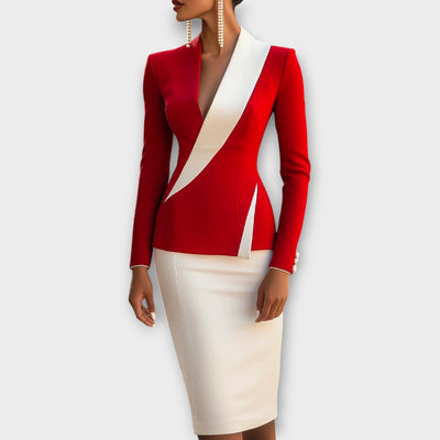 Elegáns Kontraszt Blézer