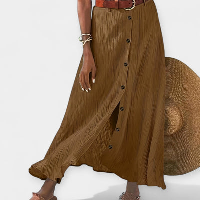 Átlátszó Midi Szoknya Hasítékkal