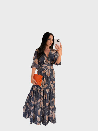 Virágmintás Ruha Kényelemmel