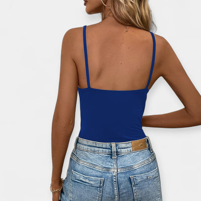 Vékony állítható pántos body