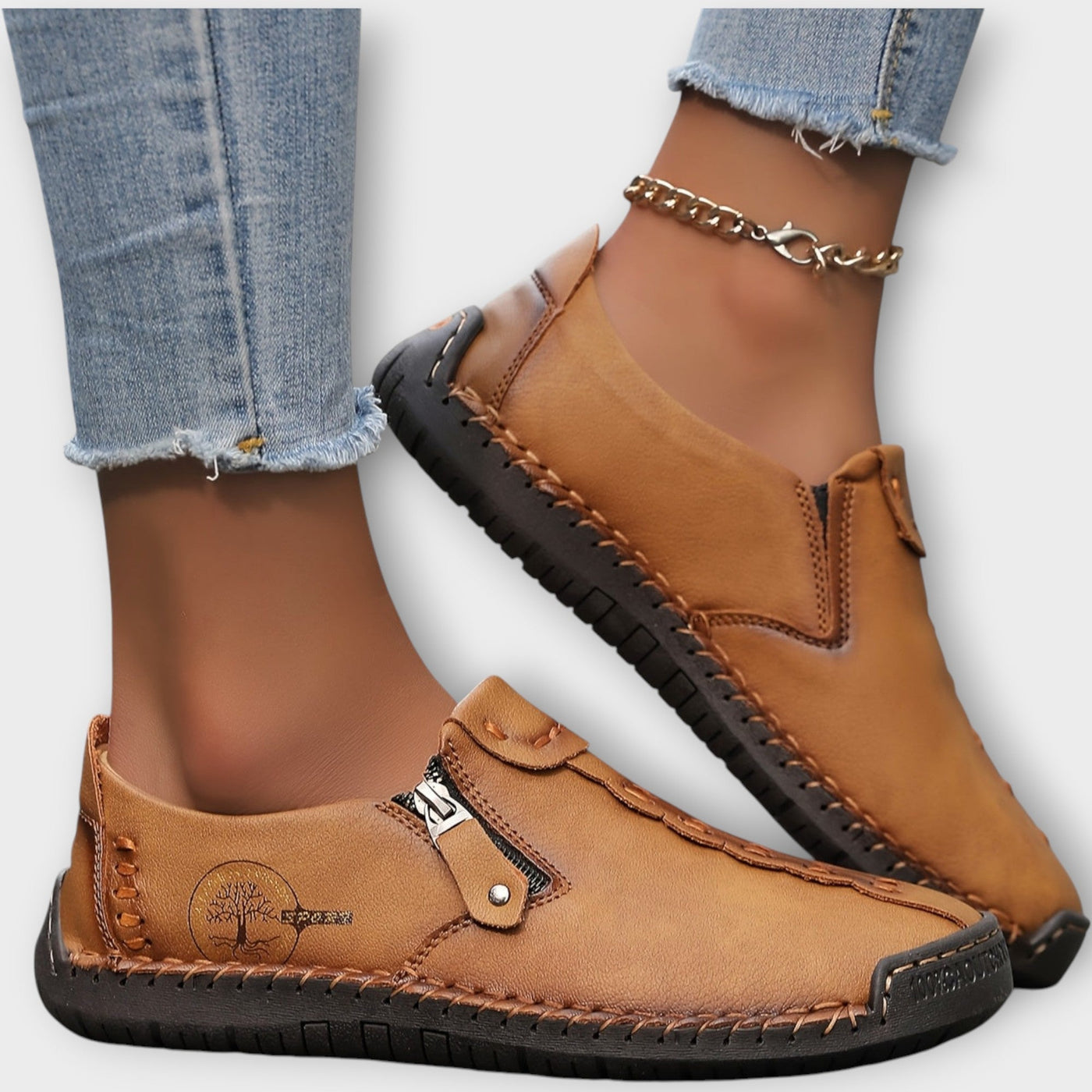 Puha Bőr Slip-On Loafer