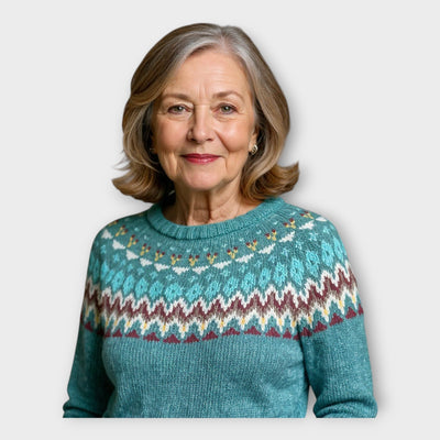 Modern Dizájnú Pulóver