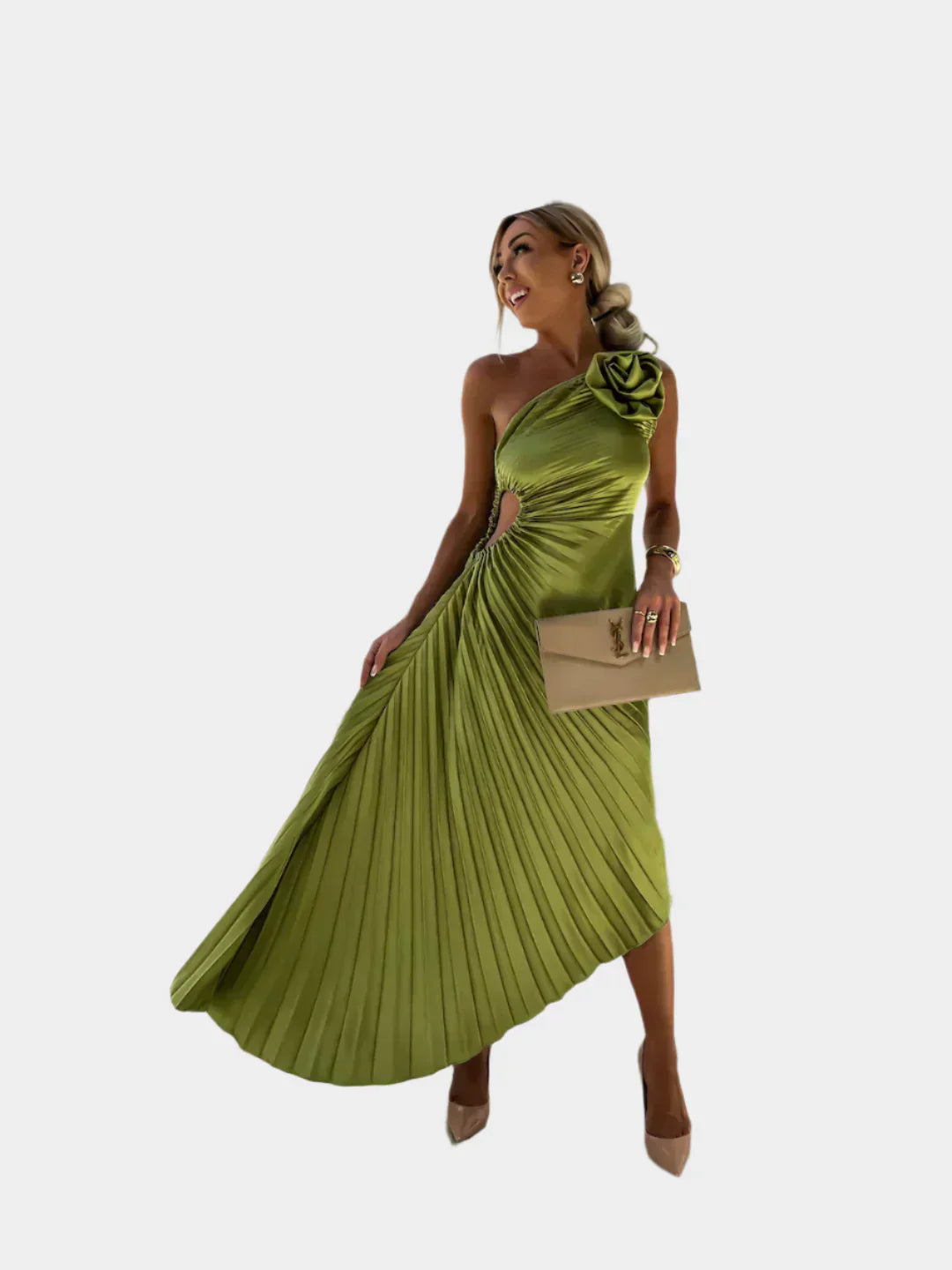 Virágmintás Ruha Romantikus Jegyekkel