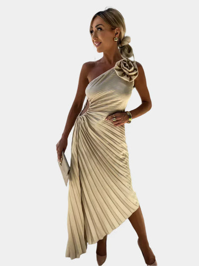 Virágmintás Ruha Romantikus Jegyekkel