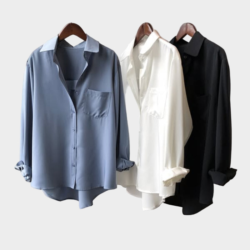 Elegáns vonalú és modern részletekkel rendelkező ingblúz