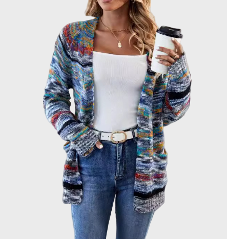 Többszínű Kötött Mellény