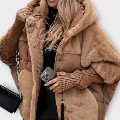 Meleg Lezárt Kabát Kapucnival