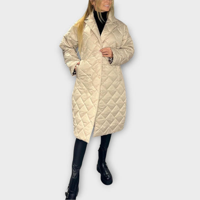 Kétoldalas Párnázott Dzseki Leopárd Béléssel