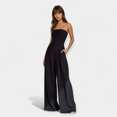 Teljes Hosszúságú Jumpsuit Strap nélküli Korszettel