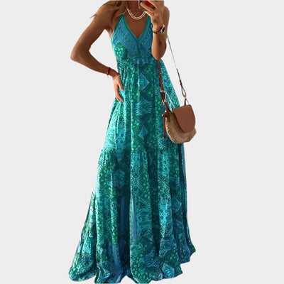 Boho Ruha Vékony Pántokkal és V-nyakkal