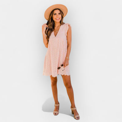 Nyári Ruha Rejtett Sorttal és Zsebekkel