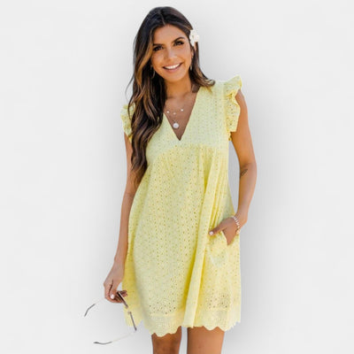 Nyári Ruha Rejtett Sorttal és Zsebekkel