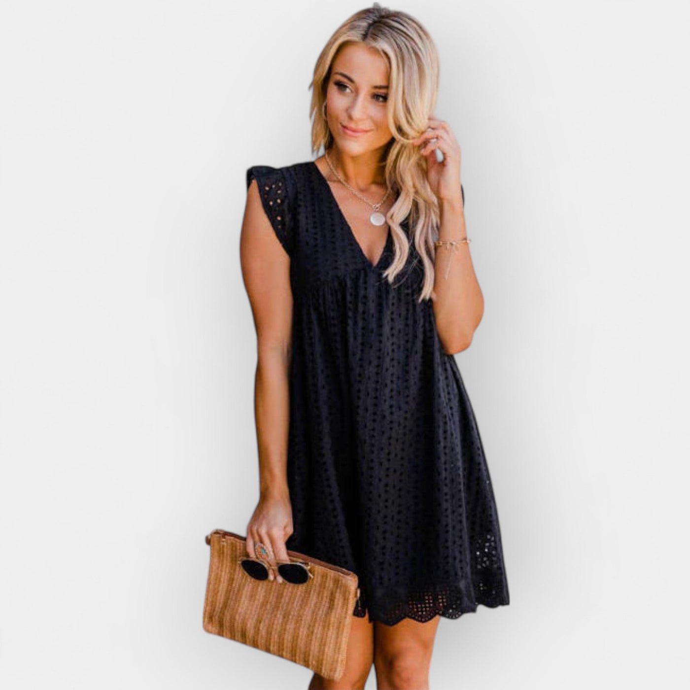 Nyári Ruha Rejtett Sorttal és Zsebekkel