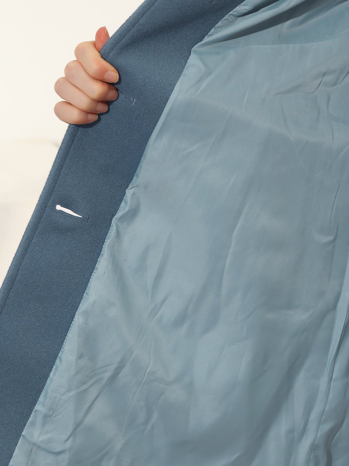 Josephine - Egygombos Téli Trench Kabát